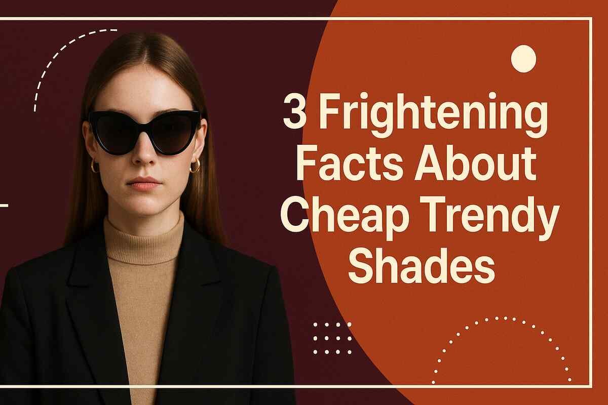 3 Frightening Facts About Cheap Trendy Shades