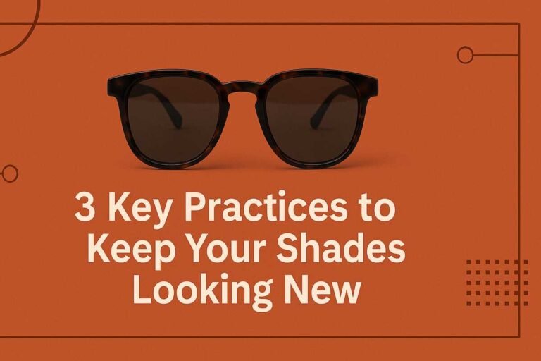 3 Key Practices to Keep Your Shades Looking New