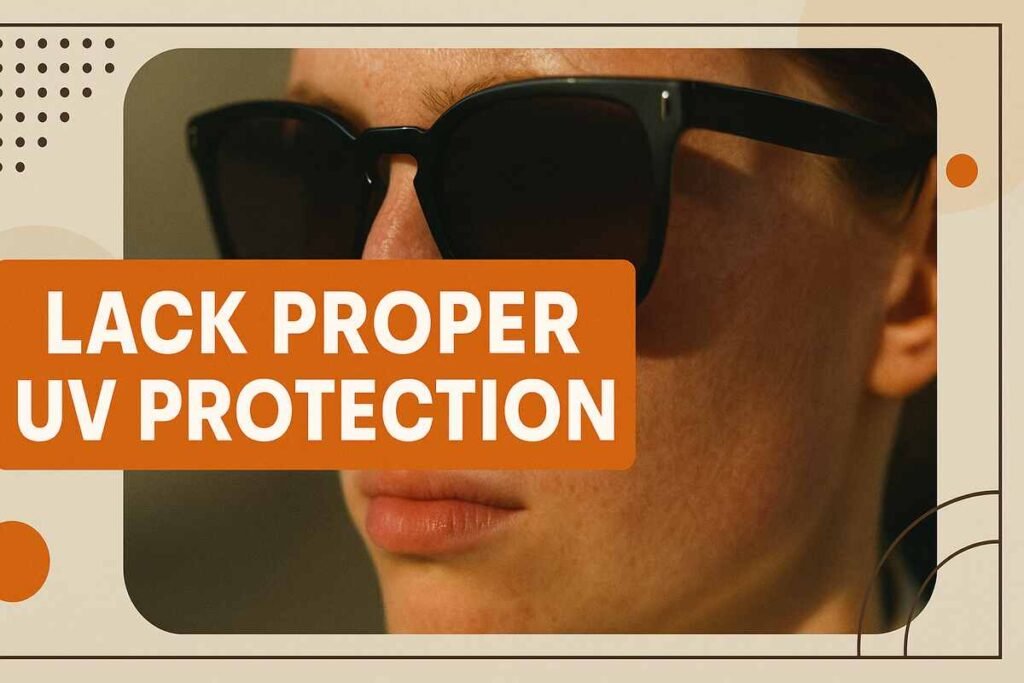 They Often Lack Proper UV Protection