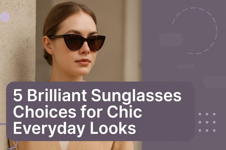5 Brilliant Sunglasses Choices for Chic Everyday Looks