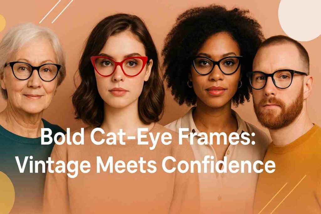 Bold Cat-Eye Frames Vintage Meets Confidence