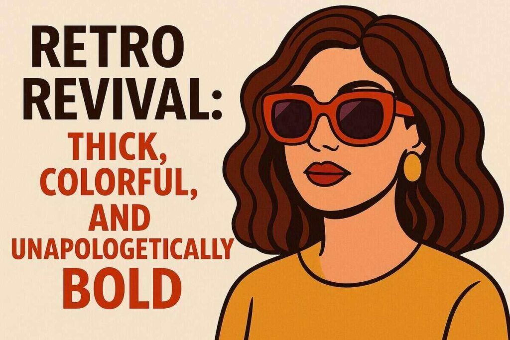 Retro Revival Thick, Colorful, and Unapologetically Bold