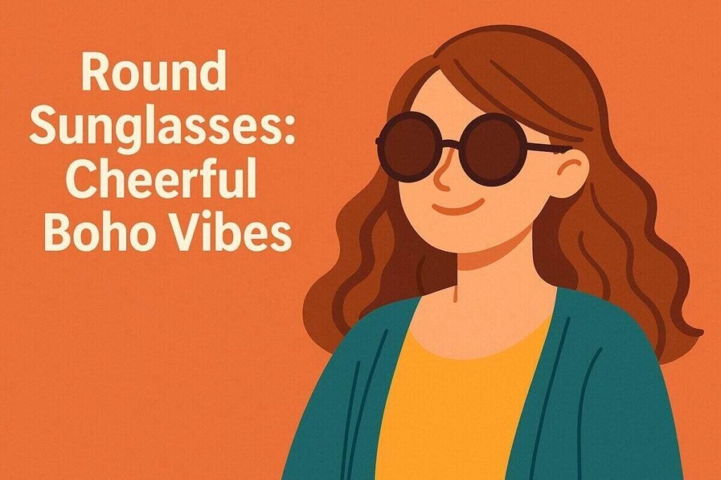 Round Sunglasses Cheerful Boho Vibes
