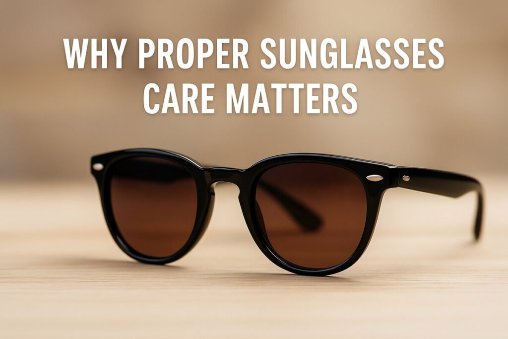Why Proper Sunglasses Care Matters