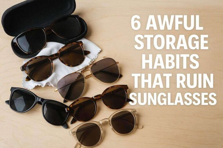 6 Awful Storage Habits That Ruin Sunglasses