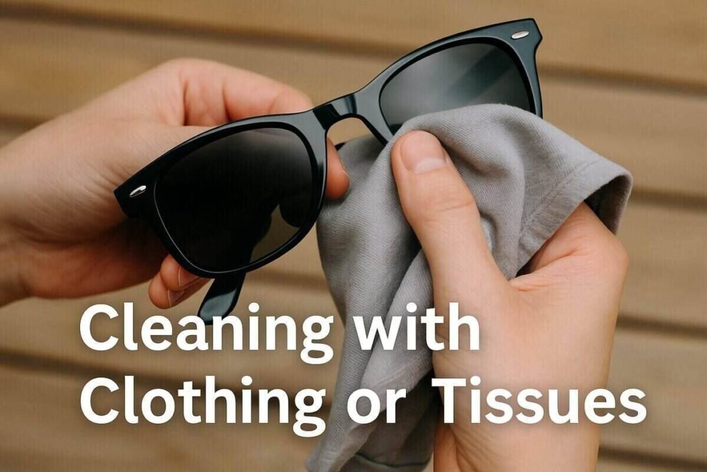 Cleaning with Clothing or Tissues