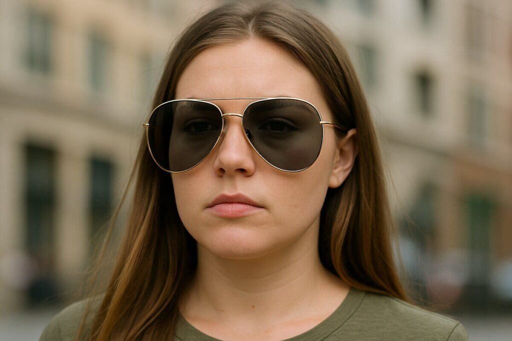 Oversized Aviators That Dwarf Your Features
